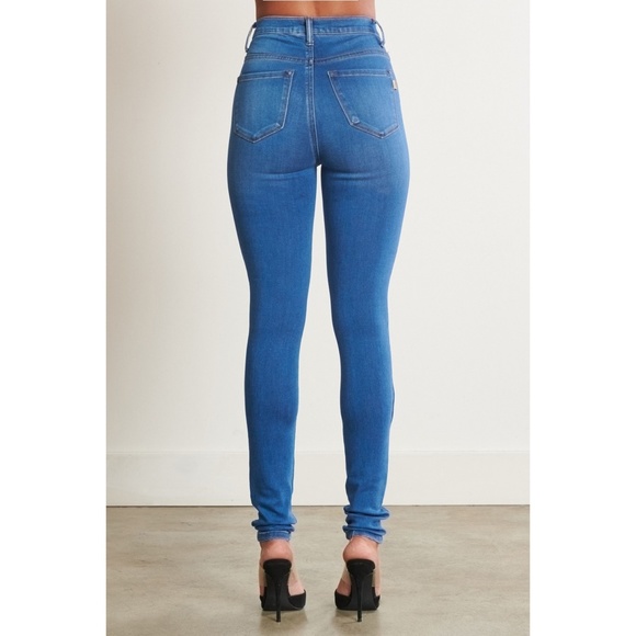 High Waisted Stretch Skinny Jeans - Picture 7 of 8